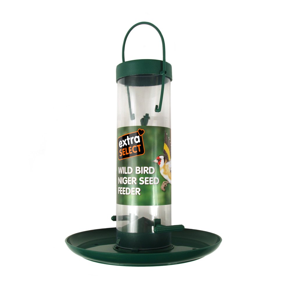 Extra Select Niger Seed Feeder With Tray 20cm (8in) 1x6