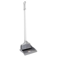 Dosco Designer Lobby Dustpan & Brush Set Silver