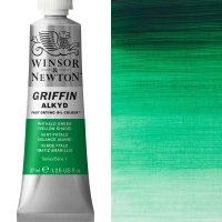 Winsor & Newton - 37ml Pht Grn Yellow - W&N Griffin Oil - Series 1