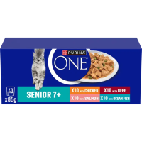 Purina One Cat Pouch Senior 7+ 85g x 40