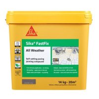 SIKA ALL WEATHER PAVING JOINT COMP DEEP GREY 14KG TUB