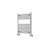 Tucker French 22mm Cross Bar Straight Towel Rail 600 x 500mm (Heating Only) Chrome PHGT060-50CP