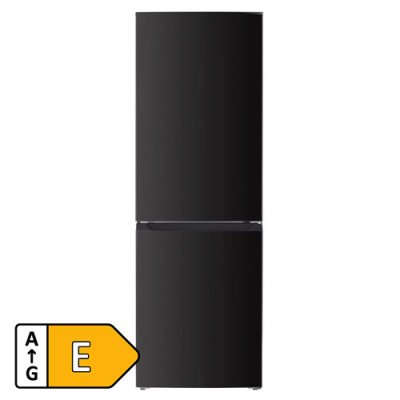 Belling 50/50 No Frost Fridge Freezer - Black Steel | BFF230BKIX 