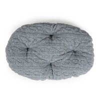 Danish Design Oval Mattress - Bobble Fleece Grey 18" x 1