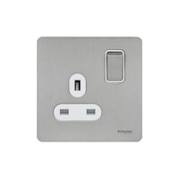 Schneider Ultimate Screwless 1 Gang Switch Socket
