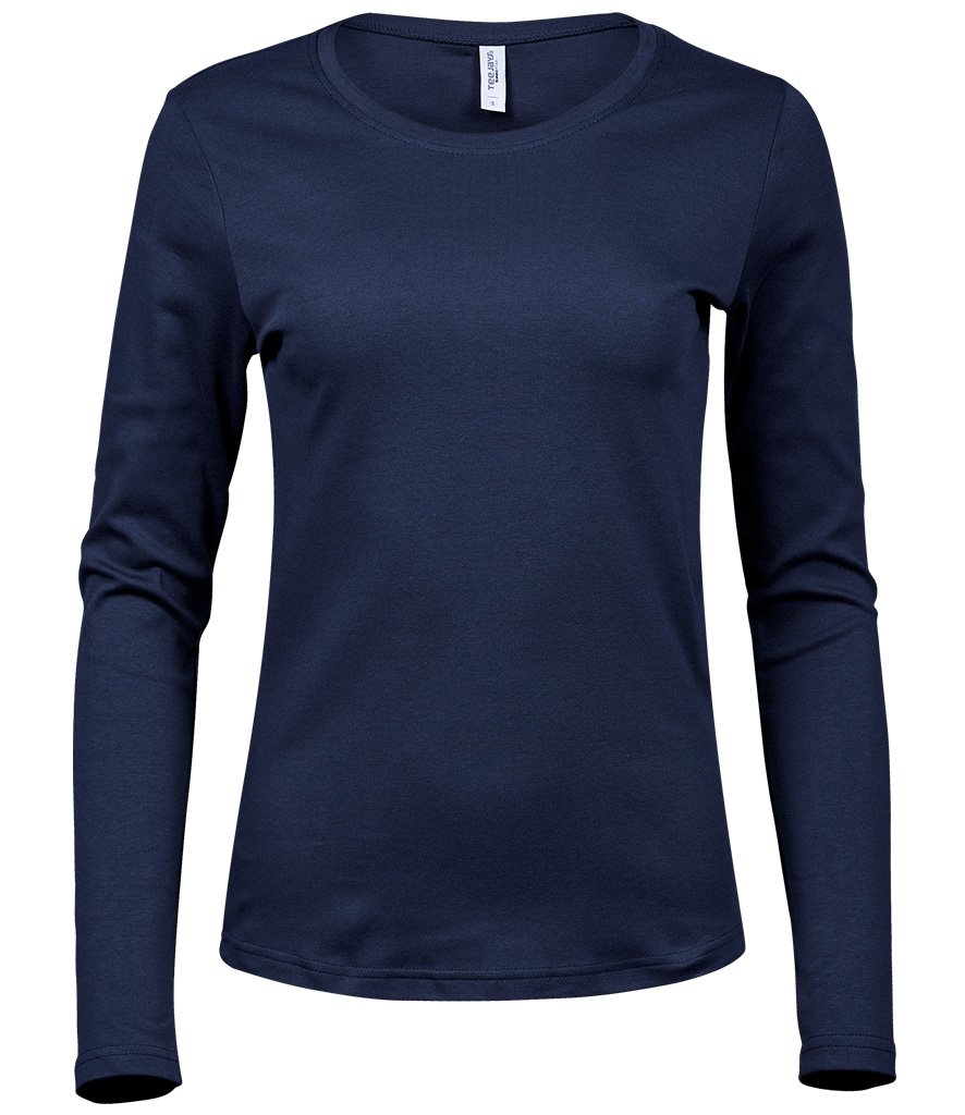 TEE JAYS LADIES LONG SLEEVE INTERLOCK T-SHIRT