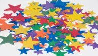 Foam Shapes - Stars (150 pieces)