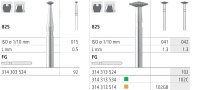 Intensiv SA Standard Diamond Lenticular bur Size 015 / 0.5mm working part - DMI Dental Supplies Ireland - Next Day Delivery