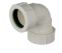 Waste Compression Elbow 90deg 40mm EPU1122