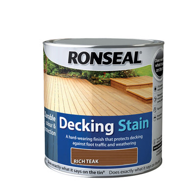 Ronseal Ultimate Decking Stain - Rich Teak 2.5L