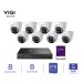 VIGI NVR and turret cameras in the ICP-VIGI-KIT-004-A security package