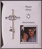 Metal Plaque/25th Wedding Ann.   (4690)