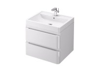 Tucker French Hampstead Square 600mm Wall Hung Two Drawer Basin Unit