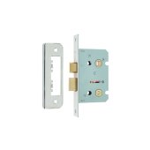 JL460NP - 76mm NP Bathroom Lock Square