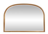 Pula Gold Overmantal Bevelled Mirror 75x107cm