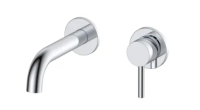 GIRO CHROME WALL MOUNTED BASIN MIXER G18E