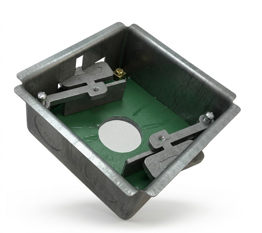 Cesco 35mm 1 Gang Metal Fire Rated Dry Lining Box