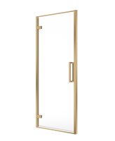 ASPECT 8MM FRAMED HINGED DOOR 700MM BRUSHED GOLD