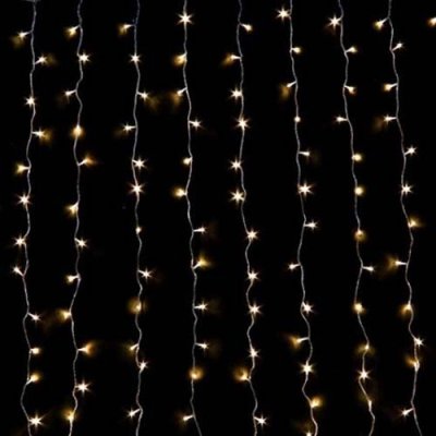 YULETIDE 800 LED 2M X 4M CURTAIN WARM WHITE (BOX 4) | ELC0800WW
