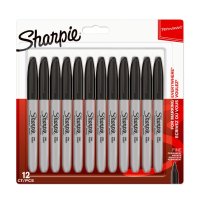 Sharpie Black - 12 piece