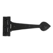 33885 - Black Textured 10 Inch Cast T Hinge (Pair)