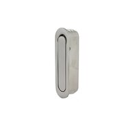 DW Finger Pull for Pocket Door Stain Nickel Radiussed