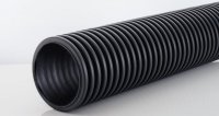 110mm Black Ducting Twinwall 6 Metre Socketed XD