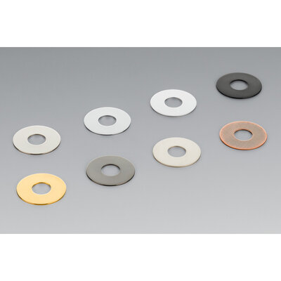 Schaller toggle switch brass plate