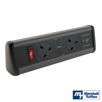 Marshall-Tufflex 2 Gang Power & 2 x USB Desktop Module