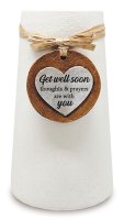 Ceramic Flower Vase/Get Well   (38704)