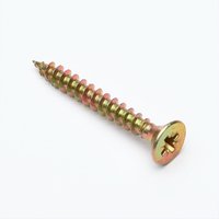 PREMIER 40 PCE 4 X 20 MM SINGLE DRIVE ZINC AND YELLOW PASSIVATED SCREW BLISTER