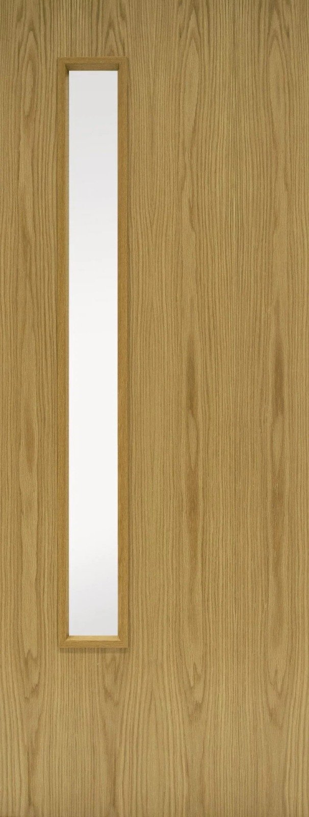 FD30 Oak 1 Glazed Ope GC06 (Clear Glass)