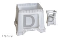 LARGE REPLICA AUCTION BUCKET (577) WHITE PP_1 LOOSE