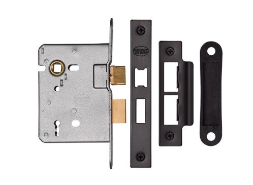 YKASL33-BLK - 3 LVR 3.0 Arch Sash Lock Balck