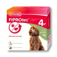 Beaphar Fiprotec Large Dog Spot On Flea & Tick Treatment 4 Pipette - SINGLE