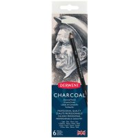 Charcoal Pencils Tin of 6 (B)