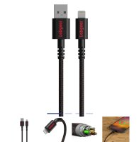 1M RUGGED USB C TO LIGHTNING CABLE