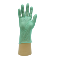 Shield Vinyl Powder Free Disposable Gloves, Green
