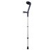 The Safe-In-Anatom-Soft Crutch is available in turquoise and black.