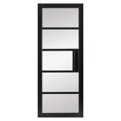 F014 Mayfair Crittall Clear Glass Premium Primed Black