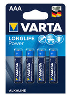 Varta Longlife Power AAA Battery 4pk