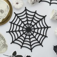 Spider Web Felt Placemats - Pack of 4