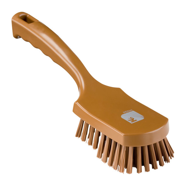 Churn brush medium/stiff PBT bristle, 275mm, brown Klipspringer