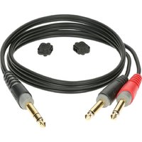 Klotz AY1 lightweight insert cable jack 6.35 mm - 2 x jack 6.35 mm