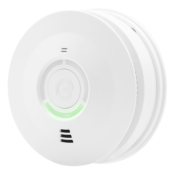 Espire Optical Smoke Alarm - Powered by Mains with a Replaceable 9V Battery