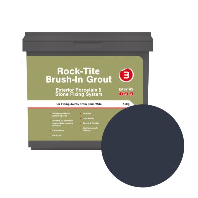 Rock-Tite Brush-In Tropical Ebony 15kg