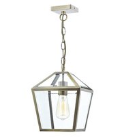 Churchill 1 Light Pendant, Antique Brass | LV1802.0052