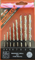 NO916 8PC MASONRY DRILL SET
