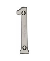 C1560-1-SN - Heritage Brass Numeral 1 Face Fix 76mm (3) Satin Nickel Finish