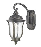 Johnson Wall Bracket Lantern IP44, Black Gold  | LV1802.0163